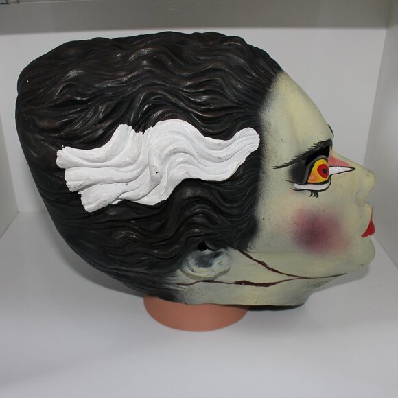 Bride of Frankenstein Halloween Mask Vintage 1997 Paper Magic Group Universal - Picture 9 of 12